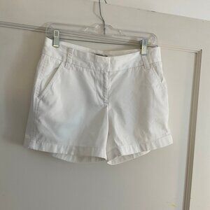 Cute, Preppy, White Shorts